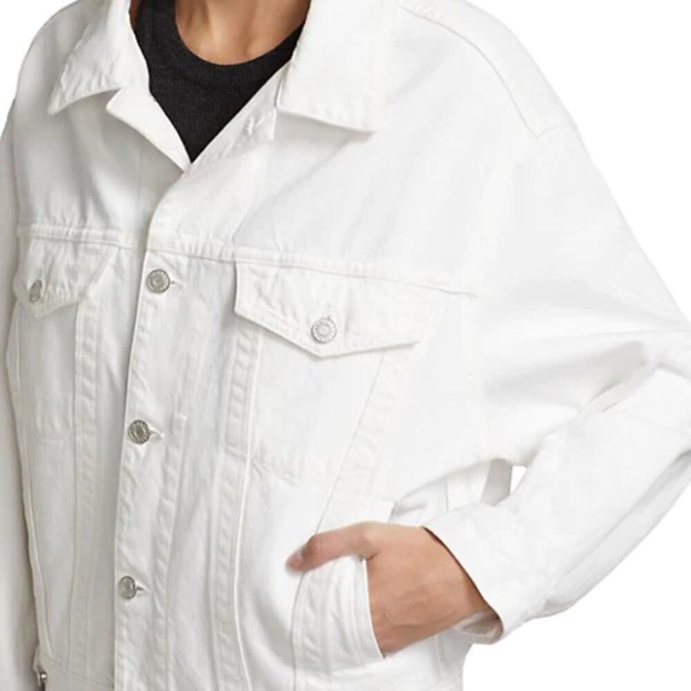 Blank NYC White Denim Jacket